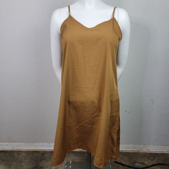 Time and Tru Leopard Print Baby Doll Lined Dress - Picture 2 of 11